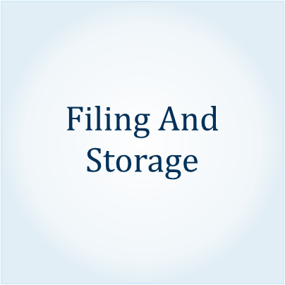Filing And Storage